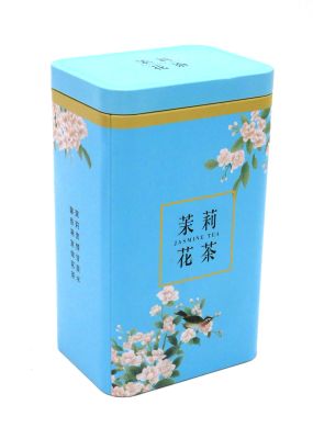 Жасминовый чай в виде шара, железная банка, 100г